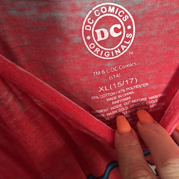 Wonder Women burnout tee shirt xL - Picture 2 of 3